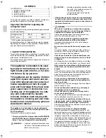 Preview for 4 page of Daikin FXK25LVE Operation Manual