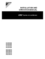 Daikin FXLQ20P2VEB Installation And Operation Manual preview