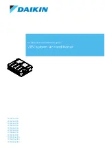 Preview for 1 page of Daikin FXSA100A2VEB Installer And User Reference Manual
