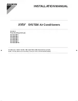 Preview for 1 page of Daikin FXVQ125MY1 Installation Manual