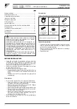 Предварительный просмотр 5 страницы Daikin FXYCP20K7V1 Installation And Operaion Manual