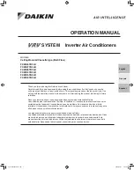 Daikin FXZQ05TBVJU Operation Manual предпросмотр