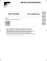 Daikin fxzq20mve Installation Manual preview