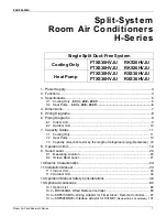 Предварительный просмотр 2 страницы Daikin H-Series Engineering Data