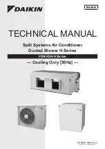 Preview for 1 page of Daikin H-Series Technical Manual