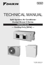 Предварительный просмотр 1 страницы Daikin H-Series Technical Manual