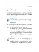 Preview for 21 page of Daikin homecontrols EKRRVATU1BA Installation And Operation Manual