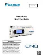 Daikin iLINQ Quick Start Manual preview