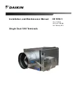 Daikin IM 1093-1 Installation And Maintenance Manual preview