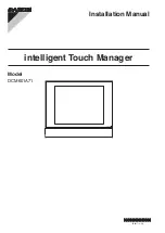 Daikin Intelligent Touch Manager DCM601A71 Installation Manual preview