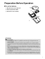 Preview for 8 page of Daikin Inverter CTXS09DVJU Operation Manual