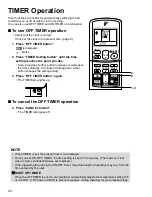 Preview for 21 page of Daikin Inverter CTXS09DVJU Operation Manual