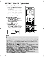 Preview for 25 page of Daikin Inverter FTXL20G2V1B Operation Manual