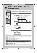 Предварительный просмотр 12 страницы Daikin Inverter FTXS20KVMA Operation Manual