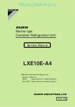 Daikin LXE10E-A4 Service Manual preview