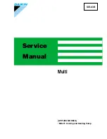 Preview for 1 page of Daikin MA 56D7V1 Service Manual