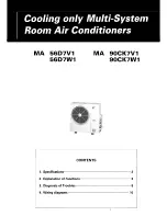 Preview for 2 page of Daikin MA 56D7W1 Service Manual