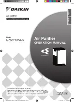 Daikin MC30YBFVM3 Operation Manual предпросмотр