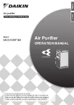 Предварительный просмотр 1 страницы Daikin MC55VBFVM Operation Manual