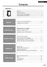 Предварительный просмотр 3 страницы Daikin MC55VBFVM Operation Manual