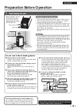 Предварительный просмотр 9 страницы Daikin MC55VBFVM Operation Manual