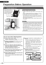 Предварительный просмотр 10 страницы Daikin MC55WVM Operation Manual