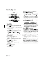 Предварительный просмотр 8 страницы Daikin MC704AVM Operation Manual