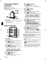 Предварительный просмотр 8 страницы Daikin MC707VM-S Operation Manual