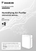 Daikin MCK70YV Operation Manual предпросмотр