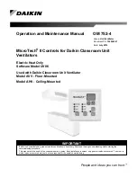 Daikin MicroTech II Operation And Maintenance Manual preview