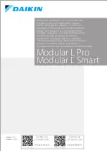 Preview for 1 page of Daikin Modular L Pro Installation, Use And Maintenance Manual