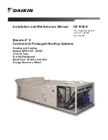 Daikin MPS015 F Installation And Maintenance Manual preview