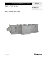 Daikin OAH 003G Installation And Maintenance Manual preview