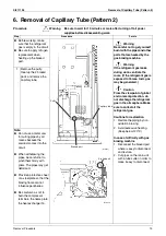 Preview for 15 page of Daikin R24LV2S Service Manual Removal Procedure