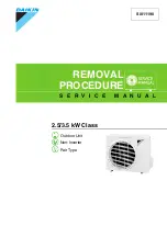 Предварительный просмотр 1 страницы Daikin R25JV1V Service Manual