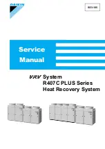 Preview for 1 page of Daikin R407C PLUS Service Manual