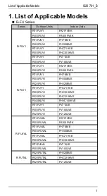 Предварительный просмотр 8 страницы Daikin R71FUV1 Service Manual