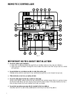 Preview for 4 page of Daikin Remote Controller BRC1C61 Operation Manual