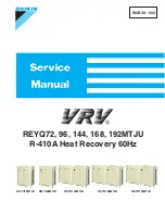 Preview for 1 page of Daikin REYQ72 Serveice Manual