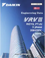 Daikin REYQ_PTJU Engineering Data предпросмотр