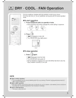Preview for 9 page of Daikin RKJG35TV16UZ Operation Manual