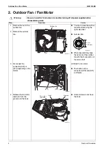 Предварительный просмотр 6 страницы Daikin RKM25PRV16 Service Manual Removal Procedure