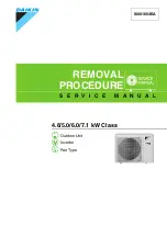 Daikin RKM46QVMA Service Manual предпросмотр