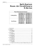 Preview for 2 page of Daikin RKN09KEVJU Operation Manual