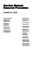 Preview for 2 page of Daikin RKS20J2V1B Service Manual Removal Procedure