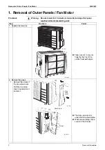Preview for 4 page of Daikin RKS20J2V1B Service Manual Removal Procedure