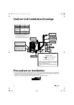 Предварительный просмотр 8 страницы Daikin RKS71FAV1B Installation Manual