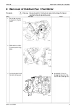 Preview for 7 page of Daikin RN50HV1A Service Manual Removal Procedure