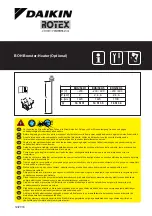 Daikin ROTEX EHS/500/1 Quick Start Manual preview