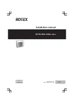 Preview for 1 page of Daikin ROTEX HPSU Bi-Bloc Ultra Installation Manual